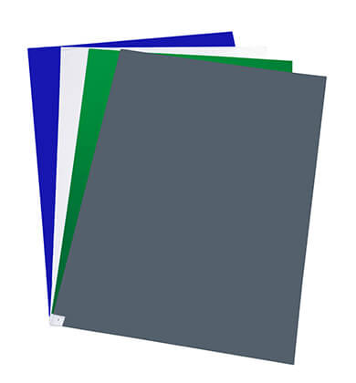 sticky mats of different colors